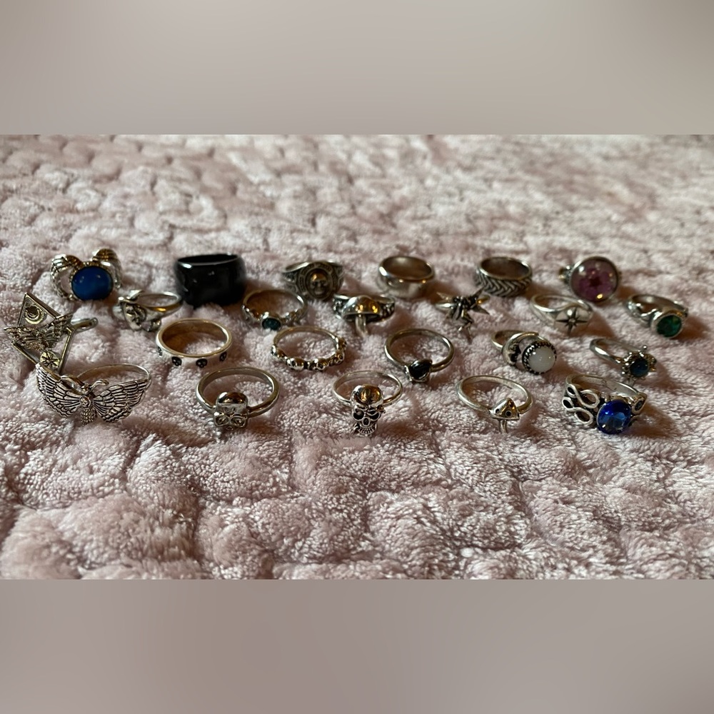 Huge Hot Topic Ring Lot